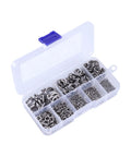 600 Piece Metric Split Lock Washer Set In 304 Stainless Steel For Screws M2 To M10 Spring Lock Washers Assortment Kit For fasteners