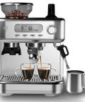 Semi Automatic Espresso Machine With 15Bar Pump And Stainless Steel Build Featuring PID LCD Controls And A Pro 58mm Portafilter For Brewing Silky Lattes And Rich Cappuccinos At Home This Top Shelf Morning Fuel Delivers Instant Cafe Vibes To Your Counter.