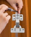 Installing Concealed Soft Closing Cabinet Hinges For Kitchens And Furniture Built Tough With Thickened Stainless Steel