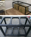3030 Aluminum Profile Extrusion Linear Rail frame for CNC and 3D printers, European standard, in a room setting.
