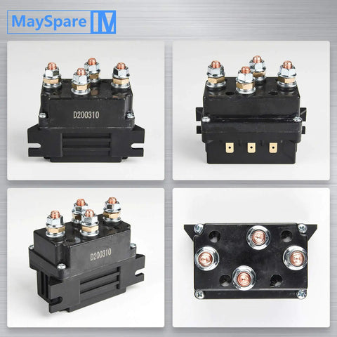 4 views of 12V Winch Solenoid Relay for 8000-15000lb ATVs and UTVs Beefy Heavy Duty Control With IP67 Waterproof Protection
