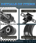Details of Rear Upper Control Arm Suspension Kit, 2 Piece Bolt On Upgrade For 2008 To 2015 Honda Civic And 2013 To 2021 Acura ILX