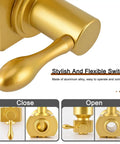 Close-up of Stylish And Flexible Switch for Hustle Ready Wall Mounted Coffee Bean Dispenser. Aluminum alloy, easy to operate.