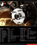 Two Pack Front Wheel Bearing And Hub Assembly For Volkswagen Golf And Audi A3 Series Including GTI R E Golf Alltrack