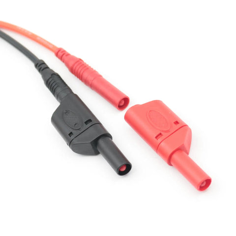 Fully Insulated 4Mm Banana Plugs Male Stackable Connectors with Banana Jack Adapters for Multimeter Test Leads Probes 10Pcs