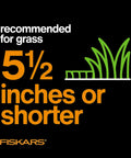 recommended for grass 5 1/2 inches or shorter, Manual 17 Inch Cut Width Reel Mower For Easy Lawn Care No Motor Grass Cutter With Stay Sharp System And Steel Blades That Stay Sharp Inertia Drive Push Design Eco Friendly Yard Tool