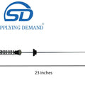 Washer Suspension Rod Kit Replacement Model Specific Fit W10780040 W11130362 with 23 inch rod and coil spring, pro grade.