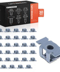 Straight Up Ride Ready Daily Driver 30 Pcs Front Bumper Specialty Screw Nut Retainer Clips For Chevy Chevrolet, showcasing 30 gray clips.