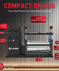 Automatic Wire Stripping Machine For Scrap Wire 0.06 To 1.5 Inch Range 370W Motor detailing components