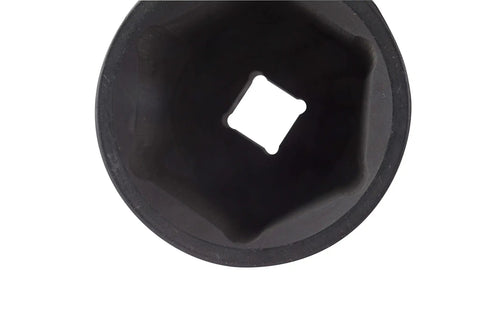 Close-up view of Heavy Duty 3/8 Inch Drive Magnetic 8mm 6 Point Impact Socket built tough with CR MO alloy steel.