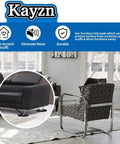 Eight Pack Heavy Duty Oval Felt Furniture Sliders For Moving On Hard Floors Easily Glide Couches Beds Armoires Reusable Durable Three And One Half Inch By Six Inch Size on chair and sofa.
