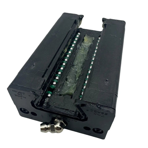 SSR20XW SSR20 Linear Guide Block And Rail Carriage Built For 3D Printer And CNC Machine Automation Ultra Smooth Low Noise Performance Four Row Ball Raceway Precise Movement Durable High Precision Guide System black LM block with steel ball raceway and grease fitting