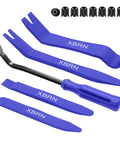 Blue 13 Piece Auto Trim Removal Tool Kit With Car Door Panel Removal Tools And Fastener Remover Pry Tool Set for automotive use