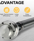 Beefed Up Front Drive Shaft Replacement For Jeep Liberty 2008 2009 2010 2011 2012 V6 3.7L 4WD OE Numbers 52853442AC 52853442AD 52853442AE 52853442AF Direct Fit, steel shaft