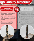 Comparison of HSS-4241 reduced shank drill bit and ordinary bit for Five Eighth Inch Drill Bit In High Speed Steel 4241