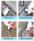 Heavy Hitter Concrete Crack Sealer Self Leveling Waterproof Masonry Filler Fast Set Patch Paste For Brick Stone Driveways And Foundation Walls 500ml Can used on corner crack, windows, expansion joint, cement floor.