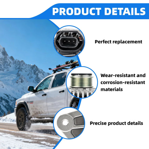 Direct Fit 2.4L Alternator Replacement For 2010-2013 Hyundai Sonata And Kia Optima With 6-Groove Pulley TG11C087 image