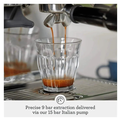 Smart Home Espresso Maker For Barista Level Espresso At Home With Programmable Brew Custom Strength Quick Heat And Compact Black Sesame Design That Fits Small Kitchens And Tiny Countertops producing espresso shot