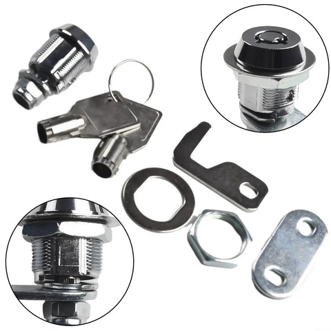 Beefy Tubular Cam Lock With 90 Degree Hook Cam For Truck Tool Box Vending Machine Cabinet And Drawer Zinc Alloy Lock Cylinder