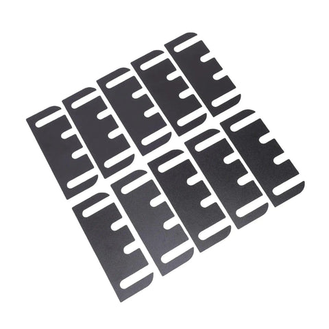 Door Hinge Shims For Quick Alignment And Precise Adjustment Five Eighths Inch Radius Corner Hinge Shim For Indoor Doors Injection Molded PVC Smooth Operation Easy Install For Home And Commercial Use