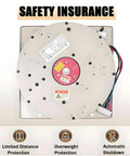 Heavy Duty Electric Chandelier Hoist Lifter System With Remote 330 Lbs Capacity safety insurance features including overload and distance protection.