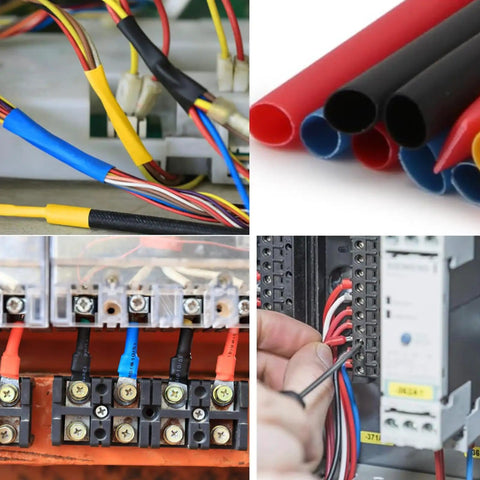 328Pcs Heat Shrink Tubing Kit With 8 Sizes Insulation Tubes For Cable Wire Repair Diy Friendly Shrink Wrap Set In 5 Colors Ultra Handy Electrical Diy Essentials For Quick Fixes used in electrical setups and wiring insulation