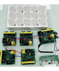 High Power 40KHz Ultrasonic Cleaner Kit for PCB Driver Boards and Circuit Boards With 60W Transducer components displayed