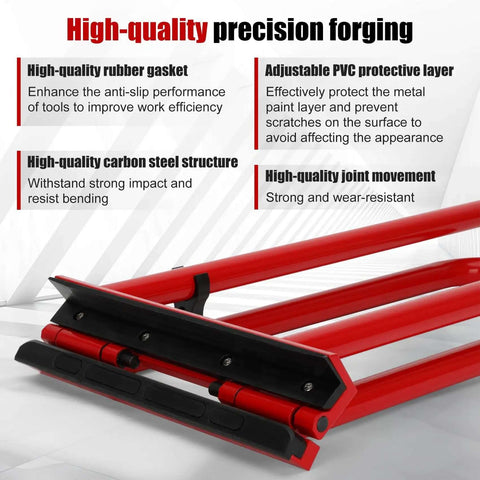Hand Seamer For Standing Seam Roofing 1.5 Inch Vertical Seams Portable Manual Seaming Tool with red carbon steel structure
