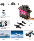 MG90S Micro Servo 9G Geared Servo For RC Hobbyists with accessories; application in robot, ship model, yacht, aircraft, DIY car