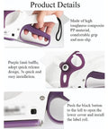 Portable Handheld Labeling Machine For Flat And Curved Surfaces Semi Auto Small Self Adhesive Sticker Gun Portable Manual Barcode Printer showing ergonomic grip and quick release design.
