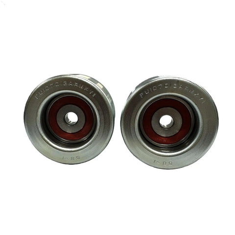 Heavy Duty 4X Drive Idler Pulley Kit Fits Toyota 4Runner V6 4.0L 1GRFE Engine Models Years 2003 Through 2009 Includes OEM Number Replacements For Reliable Smooth Idling And Top Tier Performance Upgrades. two metal idler pulleys