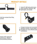 Full Twist Ebike Throttle Grip 3 Pin Waterproof Joint Right Hand 12V To 72V Compatible For Electric Bike Scooter