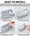Heavy Duty Beefy Half Inch Knockout Seals For Electrical Boxes Snap In Place Steel Wire Mesh Rings Lock Secure Against Moisture And Rust Tough As Nails Twelve Pack installation process with hand applying snap-on seal.
