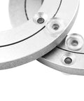 Close-up of Heavy Duty Aluminum Turntable Bearing For Lazy Susan And Dining Tables Rock Solid Swivel Plate