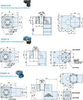 Built Tough CNC Turntable With Hollow Rotary Actuator And Planetary Gearbox For Robot Reducer Tasks Delivers Killer Precision and detailed dimensional diagram.