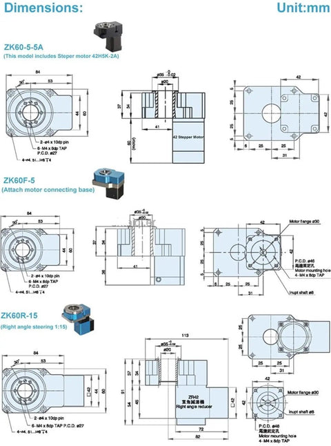 Built Tough CNC Turntable With Hollow Rotary Actuator And Planetary Gearbox For Robot Reducer Tasks Delivers Killer Precision and detailed dimensional diagram.