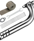 Upgrade Header Exhaust Pipe Kit For Predator 212cc 196cc 224cc Engines And GX160 GX200 Clones including pipe and installation tools