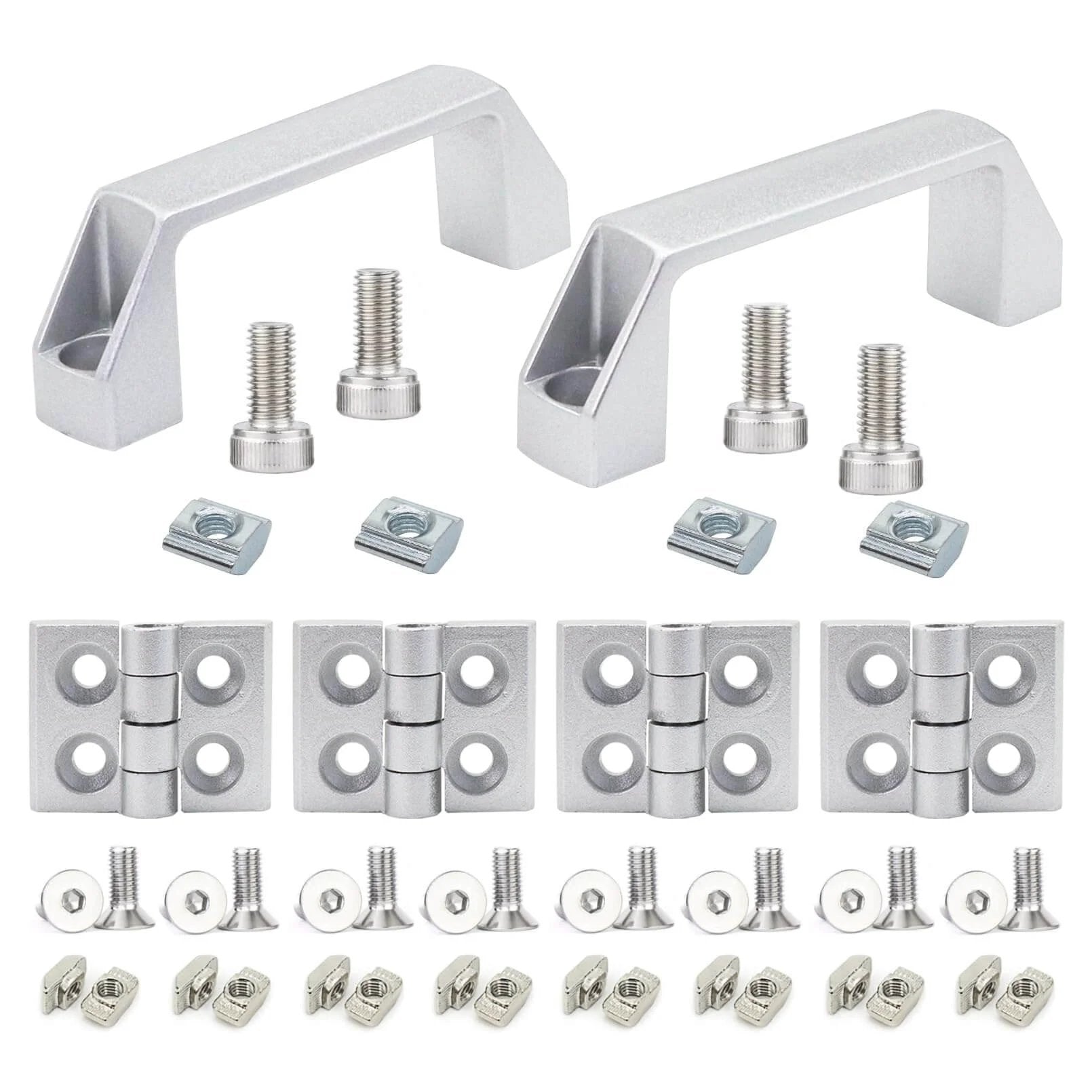 1x1 Aluminum Extrusion Hinges Kit Durable