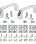 1010 Aluminum Profile Hinges And Door Handles Kit For 1 Inch By 1 Inch Extrusion 10 Series Pivot Hinges With Nut Includes Four 1010 Hinges