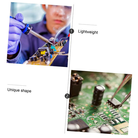 Technician soldering circuit board using Straight Up Heavy Duty Brass Standoffs With Male Female Threaded Hex Spacers.
