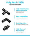 Half Inch Pex A Fittings Kit Elbow Tee And Coupler Set PPSU Material ASTM F1960 Certified Lead Free
