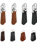 Leather Zipper Pull Replacement Kit With Detachable Clips 16Pcs Assorted Colors Easy Tool Free Install for gear repair