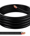 Straight Up 25 Foot 8 3 Nm B Electrical Wire With Ground Crafted From One Hundred Percent Pure Copper PVC Shield, black cable spool.