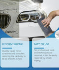 Person using Scratch Remover Magic Cleaning Cloths Pack 10 Easy Fix For Light Scratches Scuffs And Blemishes On Any Car Color
