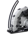Rock Solid 14 Inch Wet Dry Corded Electric Circular Concrete Saw with water feed and sturdy blade guard for masonry cutting.