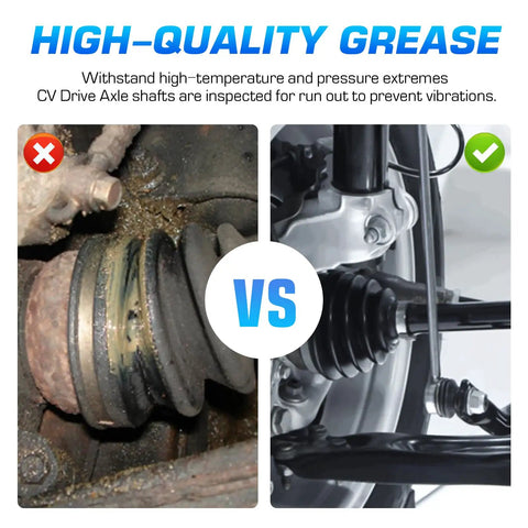 Front Axle Shaft Left Or Right For Wildcat 1000 4X4 And X4 2012 2013 2014 2015 2016 Replacement Part 1502 774 Easy Install Direct Fit Durable CV Axle For Off Road Junkies, CV axle boot grease comparison