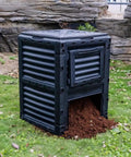 300L Outdoor Compost Bin Heavy Duty Plastic With Huge Capacity For Garden And Yard Tumbler Style Fertilizer Box