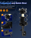 Beefed Up Complete Front Strut Assembly With Shock Absorber For Toyota Corolla 2009 2013 Matrix 2011 2013 Set Of 2 FWD