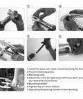 Instructions for 5 Ton Hydraulic Gear Puller With Wheel Bearing Separator 3 In 1 Pump And Oil Tube Drawing Machine