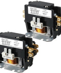 Go-To 24V 30A HVAC Contactor Relay 1 Pole, 24 VAC Replacement for C230B, 2 Pack